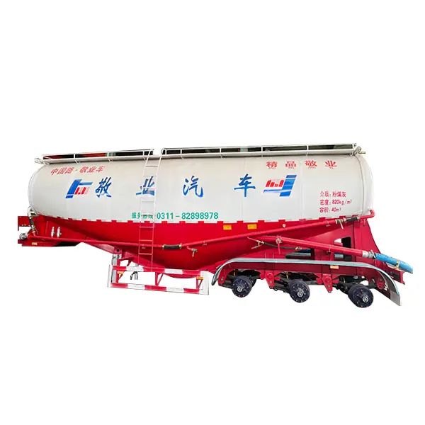 Powder tanker truck